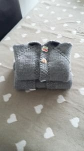 I love knitting baby cardigan, this is 12-18 month