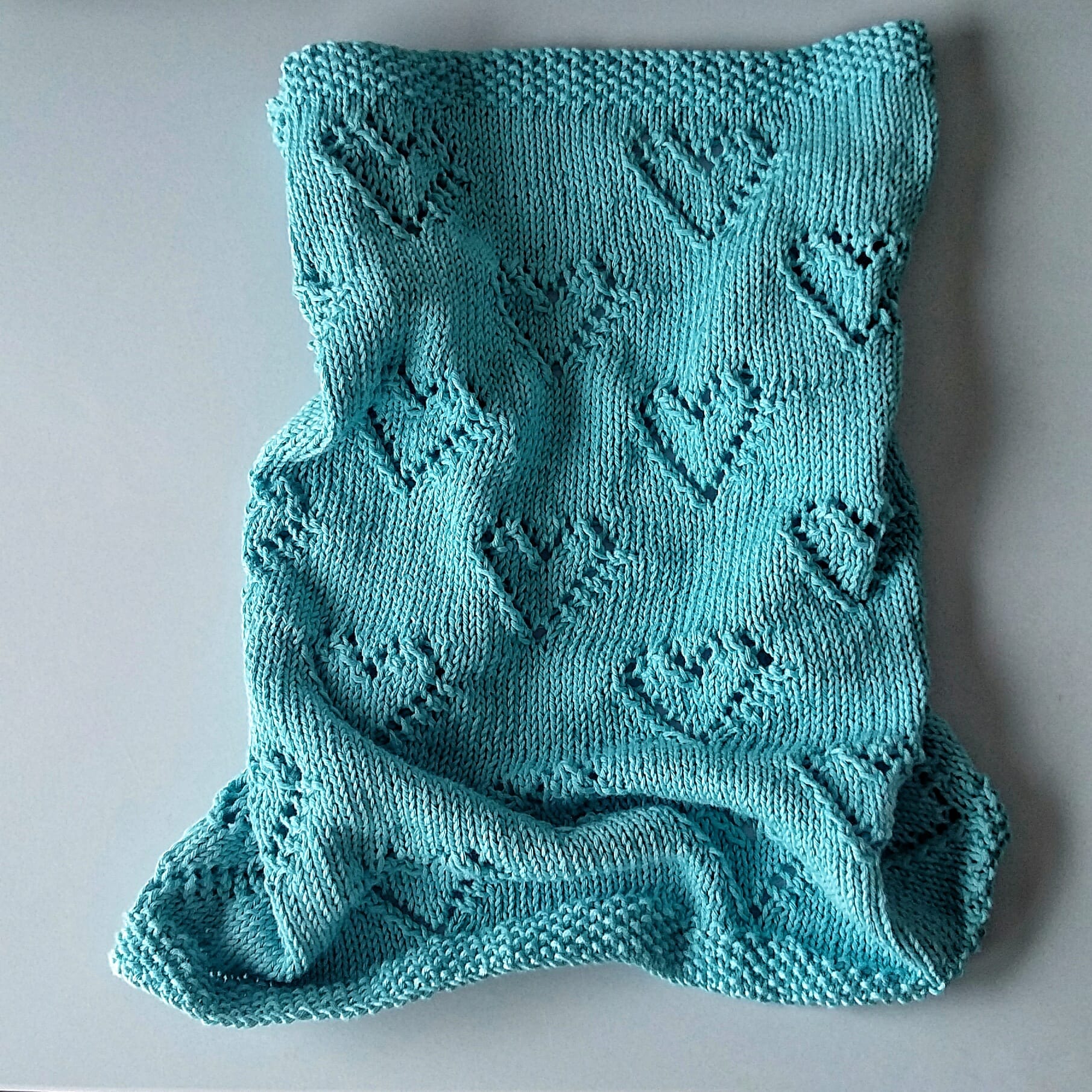 baby blanket heart